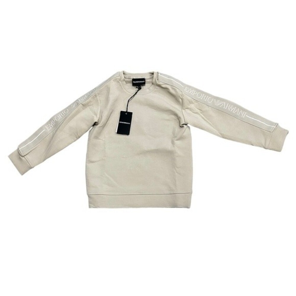 NWT Beige Emporio Armani Logo Sweatshirt